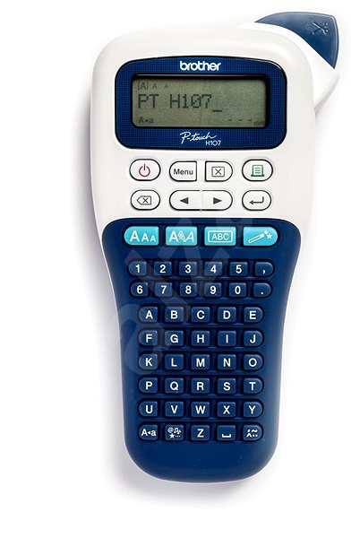 PT-H107B  Portatatīvais uzlīmju printeris(3.5-12mm, bez baterijām, tumši zils ar baltu)